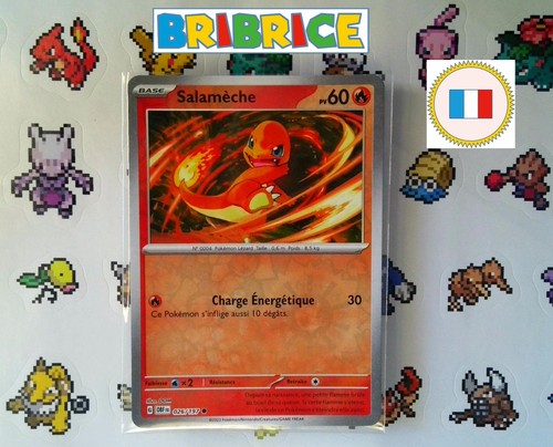Carte pokemon salamèche - pokemon,