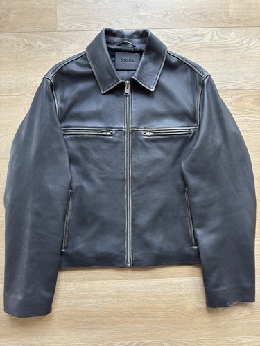 Giacca pelle mikuta faded - mikuta,