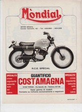 advertising Pubblicità- MOTO MONDIAL 125 RCE SPECIAL 1975 MOTO EPOCA ENDURO