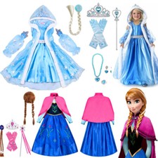 Girls Anna Elsa Princess