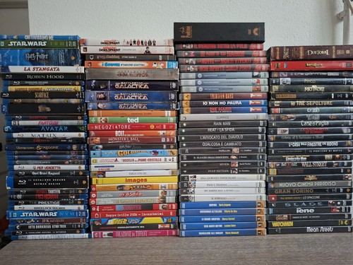 100 dvd blu ray originali - blu-ray,