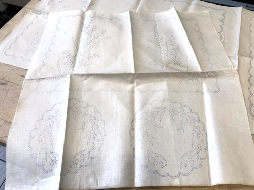 Set copricosì lino stampato