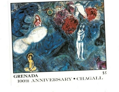 Grenada 1986 chagall - grenada,