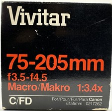 Vivitar 75-205mm f3.5-4.5 MC