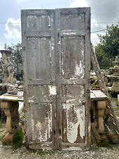 Portoncino antico con anta doppia in legno - 006