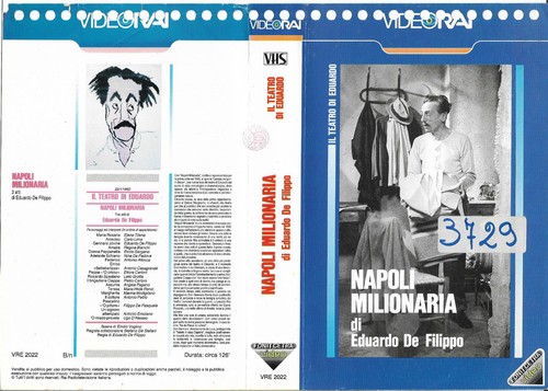 Napoli milionaria vhs - napoli, (1950)