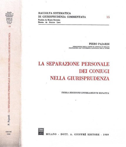 Separazione personale dei - separazione,