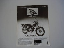 advertising Pubblicità 1976 MOTO HARLEY DAVIDSON SS 250