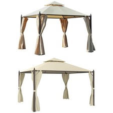 Outsunny gazebo double tier - gazebo, double-tier