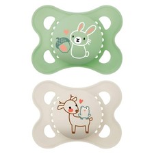 MAM Original Ciuccio in Set da 2 in Silicone Skinsoft con Custodia Porta