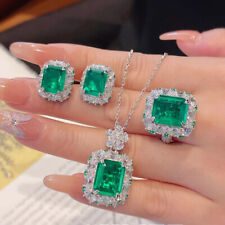 Set 3pz Orecchini Rettangolari