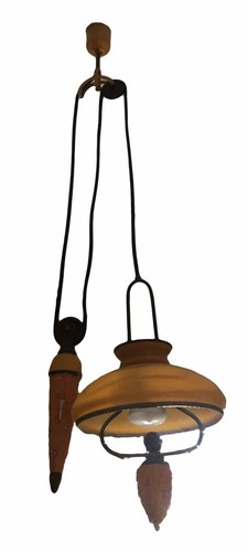 Vintage lampadario artistico - lampadario,