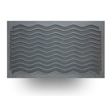 Piastra Per Forno In Ghisa Con Righe Per Cucina Grill 520X900Mm