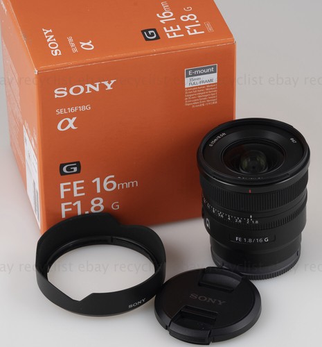 Sony 16mm 8g - sony, f1.8g
