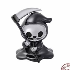 Ciondolo teschio   con falce Argento 925