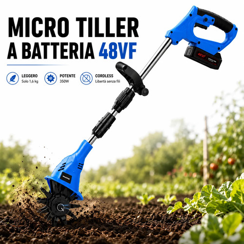 Micro tiller batteria 48vf - micro,
