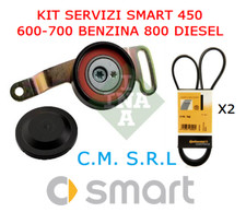 KIT 2 CINGHIE SERVIZI + TENDICINGHIA INA SMART 450 600 700 BENZINA FINO AL 2007