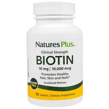 Biotin Sustained Release (90 Tablets) - Nature's Plus € 439,80 /  kg