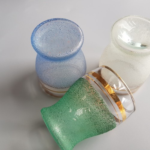 Bicchieri vintage smerigliati