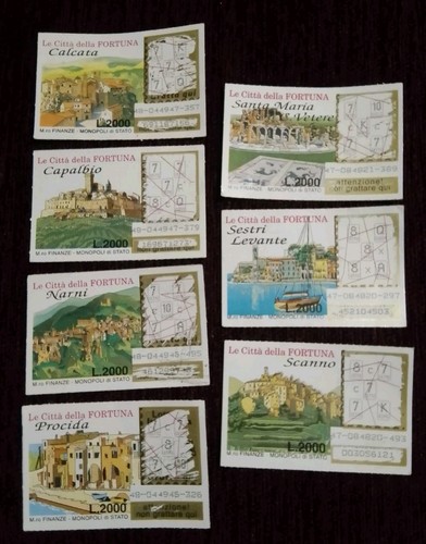 Lotto gratta vinci tutti - gratta, e