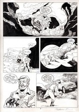 Martin Mystere - Efesto - p.9 - Montanari/Piccoli - Tavola Originale  - 1995