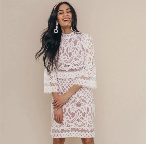 Abito midi ivy city pizzo - co,