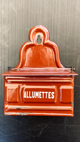 Ancienne boite allumettes tole - ancienne,