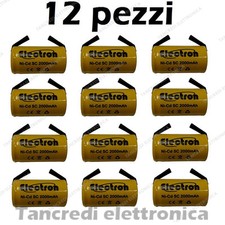 12 PEZZI BATTERIA RICARICABILE