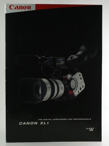Broschura canon xl1 - canon, xl-1