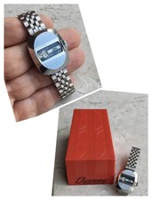 70s QUERRY NICE LADY JUMP HOUR SALTARELLO VINTAGE WATCH UHREN  27mm + BOX