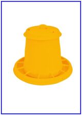 Mangiatoia per Polli Pulcini Galline Volatili a Tramoggia in Plastica + Dosatore