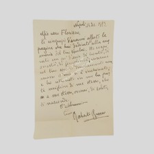 Autografo Roberto Bracco