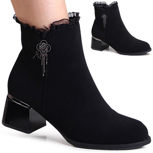 Stivaletti velluto donna - da,