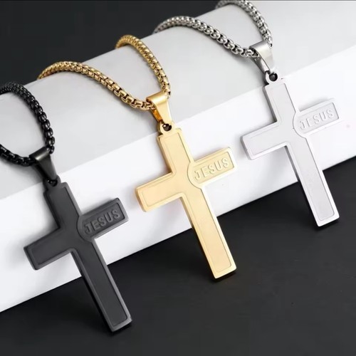 Collana con ciondolo croce - ciondolo, a