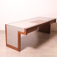 Scrivania in legno  artigianale anni '90