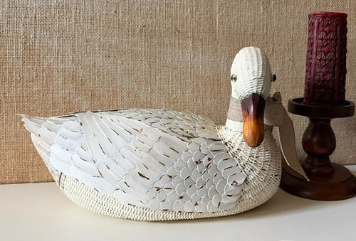 Cesto anatra vintage in - cesto,