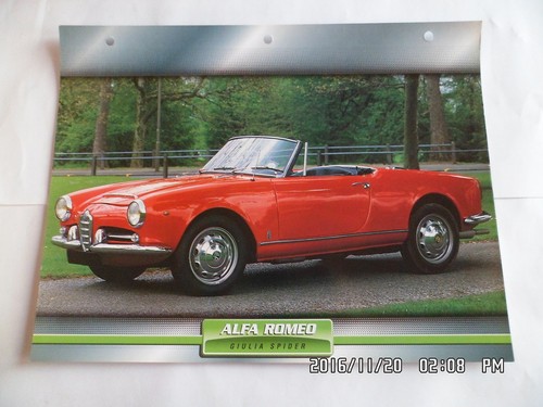 Carte fiche voitures - carte,