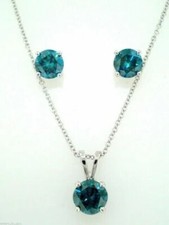 Set orecchini pendenti topazio