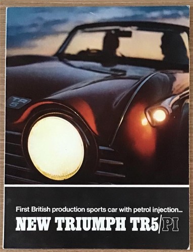 Brochure vendita auto triumph - vendita,