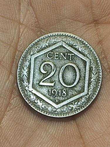 Moneta centesimi esagono - 20,