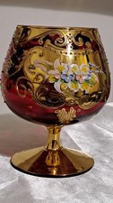 Calice BRANDY  In Vetro MURANO  VENEZIANO