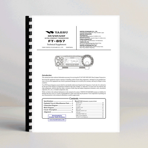 Yaesu 857 857d manuale - yaesu,
