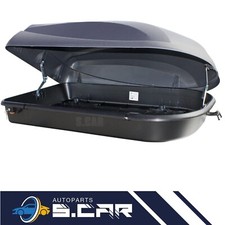 BOX BAULE DA TETTO PORTAPACCHI PORTATUTTO 320 LT PORTABAGAGLI 131X78X38 CM CAM