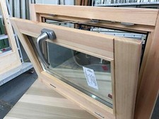 Finestra 70 X 50 H Vasistas - Legno Lamellare - Doppio Vetro - Maniglia compresa