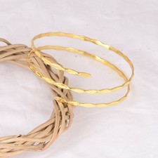 Bracciale spirale martellato - bracciale,