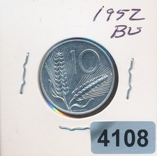 ITALY - 10 LIRE 1952 - CHOICE