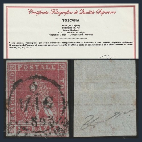 Asi 1851 toscana crazia - asi, 1