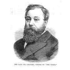 Thomas Chenery Editore del