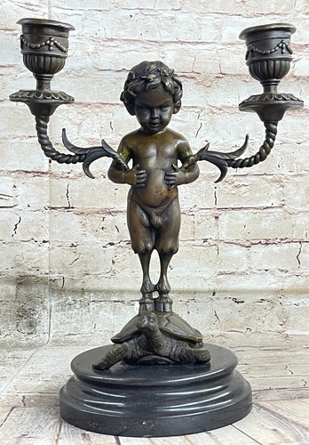 Portacandele bambino satiro - portacandele,