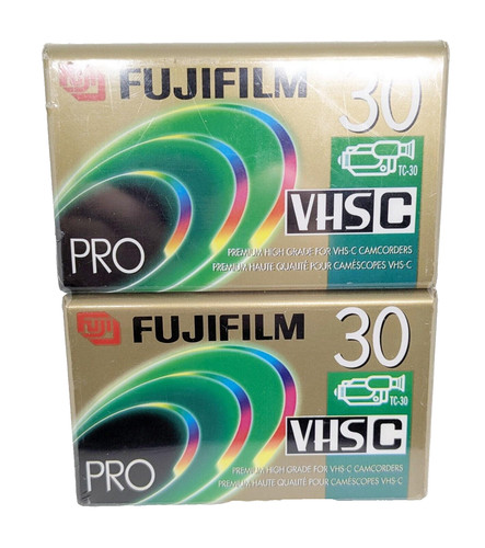 Fuji film vhs pro - film, vhs-c